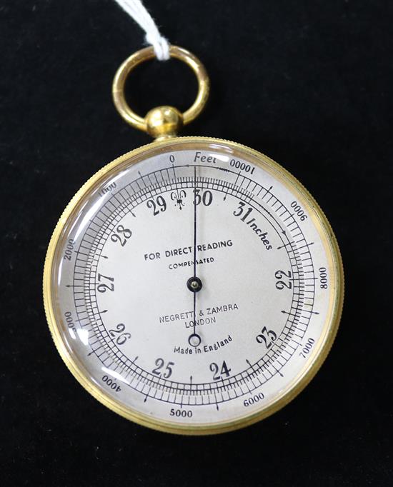 A Negretti & Zambia mountaineering pocket barometer